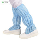 Unisex Cleanroom Anti Static Booties Breathable For Electronic Industry